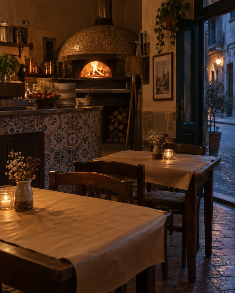 Ambiente da pizzaria